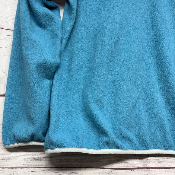 Patagonia Worn Wear Micro D Snap-T Fleece Sweatshirt Blue Size L - Picture 4 of 12
